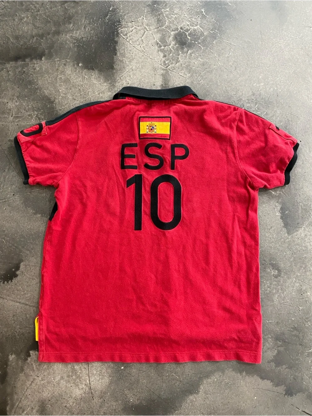 Polo By Ralph Lauren Spain Polo Shirt Big Pony Sz XL (Like Sz L) Men’s Agos A-1)
